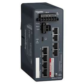 Modicon Switch administré - 4 ports cuivre & 2 ports fibre multimode|Schneider Electric-SCHMCSESM063F2CU0