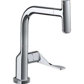 Mitigeur cuisine Select avec douchette extractible chromé poli|Hansgrohe-HA339861020