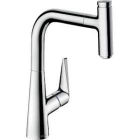 Mitigeur de cuisine 220, avec douchette extractible 1 jet, sBox chromé|Hansgrohe-HA373852000