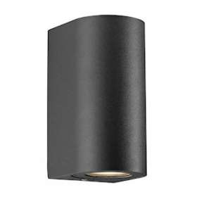 CANTO MAXI 2 applique murale Aluminium Noir GU10|Nordlux-ORX49721003