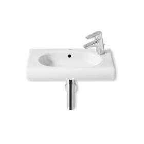 meridian-n lavabo compact.550x320 percé droite blanc|Roca france-ROAA32724Y000