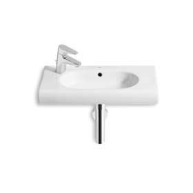 meridian-n lavabo compact.600 percé gauche blanc|Roca france-ROAA32724X000