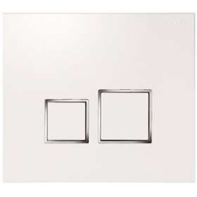 Plaq.Commande DV Square Blanc /Inserts Brillant|Siamp cedap-S6I31204010