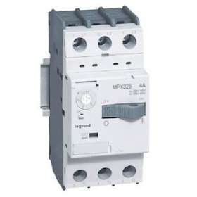 Disjoncteur moteur magnétothermique MPX³32S - réglage 2,5A à 4A - Icu 100kA 415V|Legrand-LEG417307