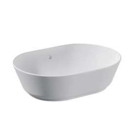 Geo vasque 55 cm, avec trop-plein, blanc, VitrA Clean|Vitra France-GIR7427B4030012