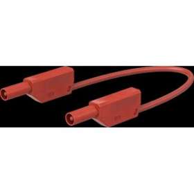 Cordon de mesure de sécurité 4 mm 25 cm rouge|Staubli-TTT28012702522