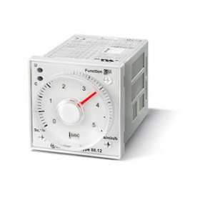 Tempo 48x48, 7 fonctions multitension 2RT 8A 24-230V AC/DC, Octal|Finder-FID881202300002