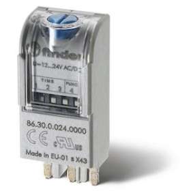 Module tempo bi-fonction AI + DI 12-24V AC/DC, de 0,05s à100h|Finder-FID863000240000PAS