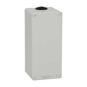 Boite métal vide grise - M25 x2 - non percée - 80x175x77 mm|Schneider Electric-SCHXAPD34