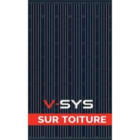 Extension V-SYS sur toiture ardoise Certifié 300W 1L1 portrait sans élec|Cetih Carquefou-SYVKAX14A+1V60Z2-E