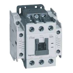 Contacteur de puissance CTX³ 40 - 3P - 32A - bornes à vis - 2NO+2NF - 230V~|Legrand-LEG416126