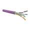 Câble CAT6 4 paires AWG24 E-Slim U/UTP LSOH Dca, Violet (touret de 500 m)