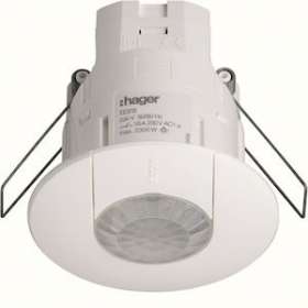 Détecteur de présence plafond encastré DALI-DSI 360DEG blanc monobloc|Hager-HAGEE816