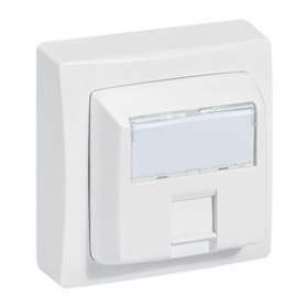 Prise RJ45 multimédia catégorie 5e FTP Appareillage Saillie - blanc|Legrand-LEG097618