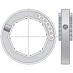 Collar tube octo 70|Somfy-SYF1780118