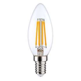 Lampe flamme C45 E14 Filament LED 4W 2700K 450lm, Cl.énerg.E, 15000H, claire|Aric-ARI20055