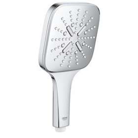 Douchette 3 jets Rainshower SmartActive 130 Cube Chromé|Grohe-GO226582000