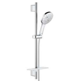 Ensemble de douche 3 jets avec barre Rainshower SmartActive 130 Chromé|Grohe-GO226575000