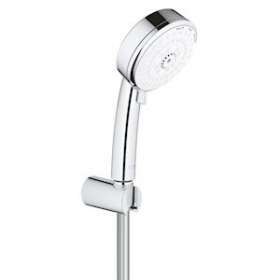 Ensemble de douche 3 jets avec support mural Tempesta Cosmopolitan 100 Chromé|Grohe-GO227588002