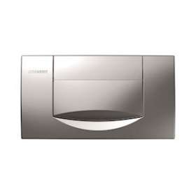 Plaque Geberit 200F interrompable: Chromé mat|Geberit-GBR115.222.46.1