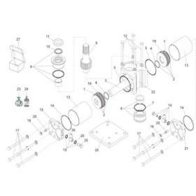 verin standard 180DEG operateur 750|Faac france-FAA108758