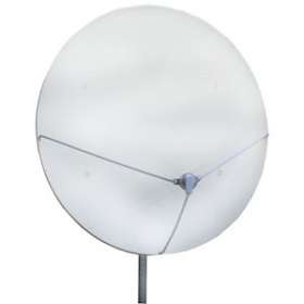 Antenne 120 cm composite gris clair avec support D 40 mm - Sans LNB|Tonna-TOQ708120