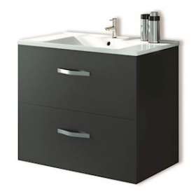 Sous-vasque ANGELO L800 2 coulissants - Graphite|Neoform industries sas-UIDA2344612