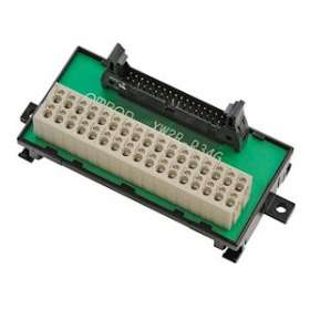 Bornier 34 points, montage rail din, bornes à ressort|Omron electronics-OMRXW2R-P34G-C2