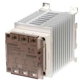 Ssr 3 phases, 2 éléments de commutation, avec radiateur, indicateur del, capot d|Omron electronics-OMRG3PE-535B-2N12-24VDC