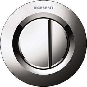 Déclenchement Geberit type 01 PN double touche encastrer: Chromé brillant|Geberit-GBR116.042.21.1