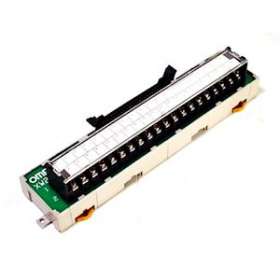 Bornier 16 points montage rail din, vis m3,5, connecteur mil 20 points|Omron electronics-OMRXW2B-20G5