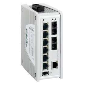 ConneXium - Switch Eth non managé Premium - 7 ports cuivre - 2 p fibre multimode|Schneider Electric-SCHTCSESPU093F2CU0