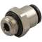 Raccord droit mâle cylindrique 6-m7