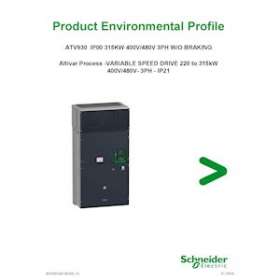 Altivar Process - variateur de vitesse - 220kW - 400/480V - IP00 - Marine|Schneider Electric-SCHATV930C22N4CMN