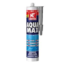 Aqua Max mastic-colle gris spécial piscine - cartouche 425 G|Griffon france-GF26311697