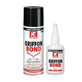 Griffon Bond colle rapide 50 G + activateur 200 ML pour préparer les surfaces|Griffon france-GF26306045