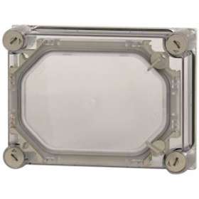 Couvercle, +porte, transparent, HxLxP250x187,5x50mm|Eaton industries-EOND150-CI23-T