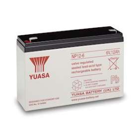 Batterie stationnaire étanche au plomb NP 12Ah 6V - bac standard|Yuasa-YUANP12-6