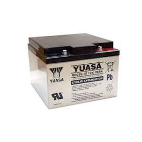 Batterie stationnaire étanche au plomb 26Ah 12V application cyclage|Yuasa-YUAREC26-12I