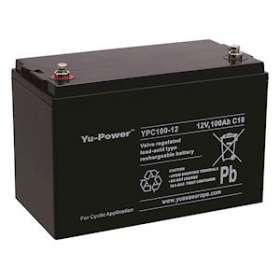 Batterie stationnaire étanche au plomb gamme ECO 100Ah 12V application cyclage|Yuasa-YUAYPC100-12