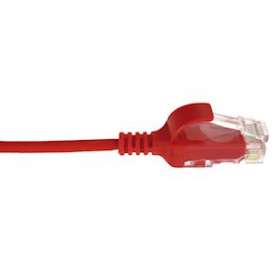 Lot de 10 cordons RJ45 C6 U/UTP LSOH Ultra-Slim 30 cm, rouge|Gigamedia-GGMCAT603MZHSR