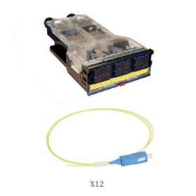 Cassette LCS³ fibre optique avec bloc SC duplex 12fibres monomode 9/125 'm|Legrand-LEG032186