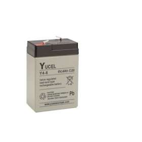 Batterie stationnaire étanche au plomb gamme ECO 4Ah 6V - bac standard|Yuasa-YUAY4-6