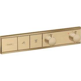 Module thermostatique RainSelect encastré avec 2 fonctions bronze brossé|Hansgrohe-HA315380140