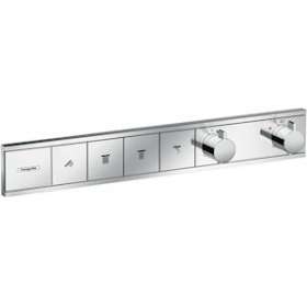 Module thermostatique RainSelect encastré avec 4 fonctions chromé|Hansgrohe-HA315382000