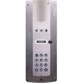 Portier audio IP/SIP 1 bouton d'appel clavier braille conforme loi Handicap PoE|Castel-CST590.0600