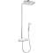 Showerpipe 360 1jet, Bras de douche 380mm blanc/chromé