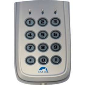 Clavier codé autonome ZAMAK IP65 avec 2 relais (prévoir alim 12/24V 0,25A)|Castel-CST330.0050