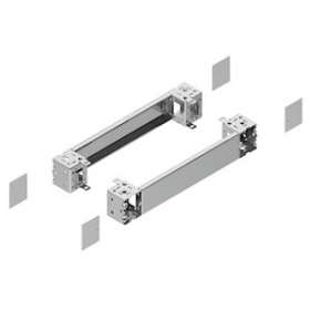 Spacial jeu 2 panneaux face avant + corner inox 304L 1200 large x 100 haute|Schneider Electric-SCHNSYSPFX12100