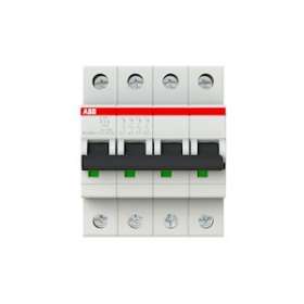 S200 Disjoncteur modulaire- 4P - 2A courbe Z - 6000A/10kA (4 modules)-peignable|ABB-ABB353504